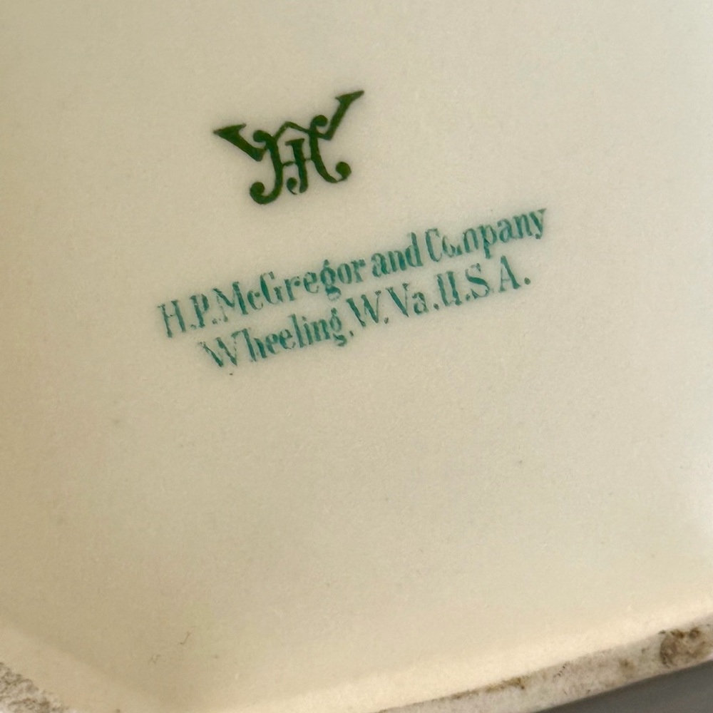 H.P. McGregor & Co. Antique Mini Teapot Floral China - Picture 9 of 11